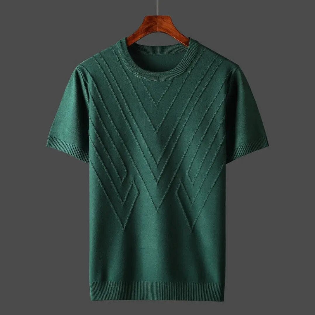 Herr T-shirt med Klassisk Stil