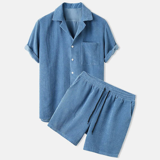 Herr Set Med Skjorta Och Shorts