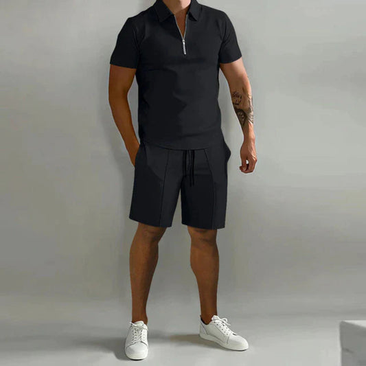 Herr Sommarset | Kortärmad Piké | Shorts