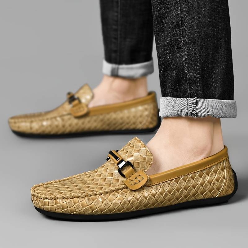 Herre Läderloafers med Klassisk Pasform