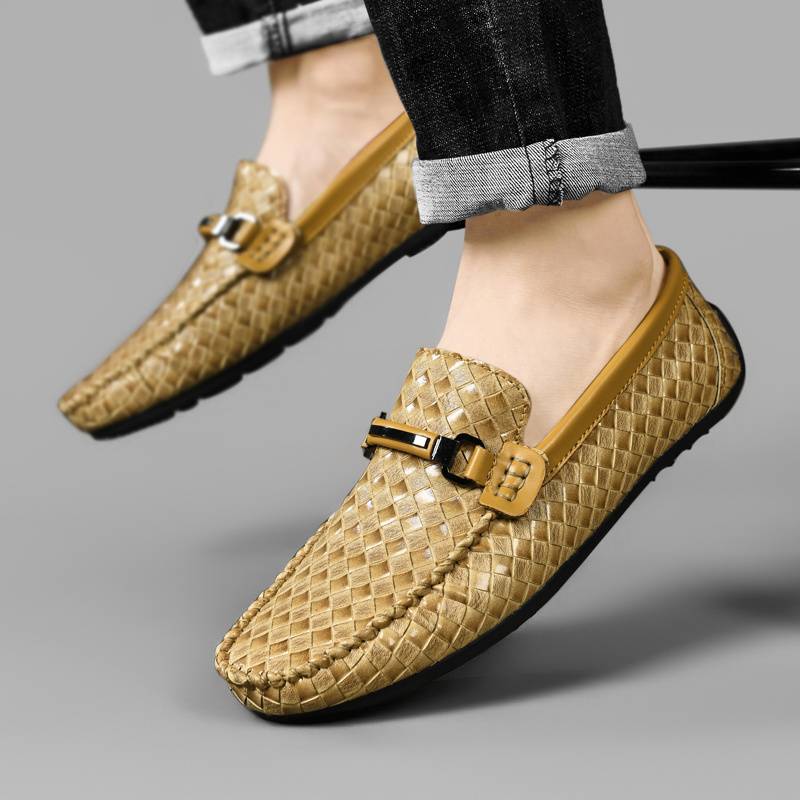 Herre Läderloafers med Klassisk Pasform