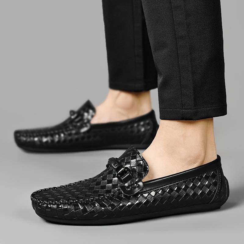 Herre Läderloafers med Klassisk Pasform