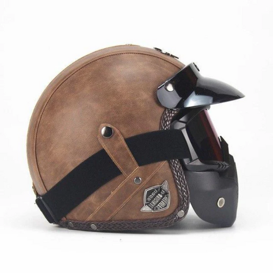 Herrarnas motorcykelhjälm