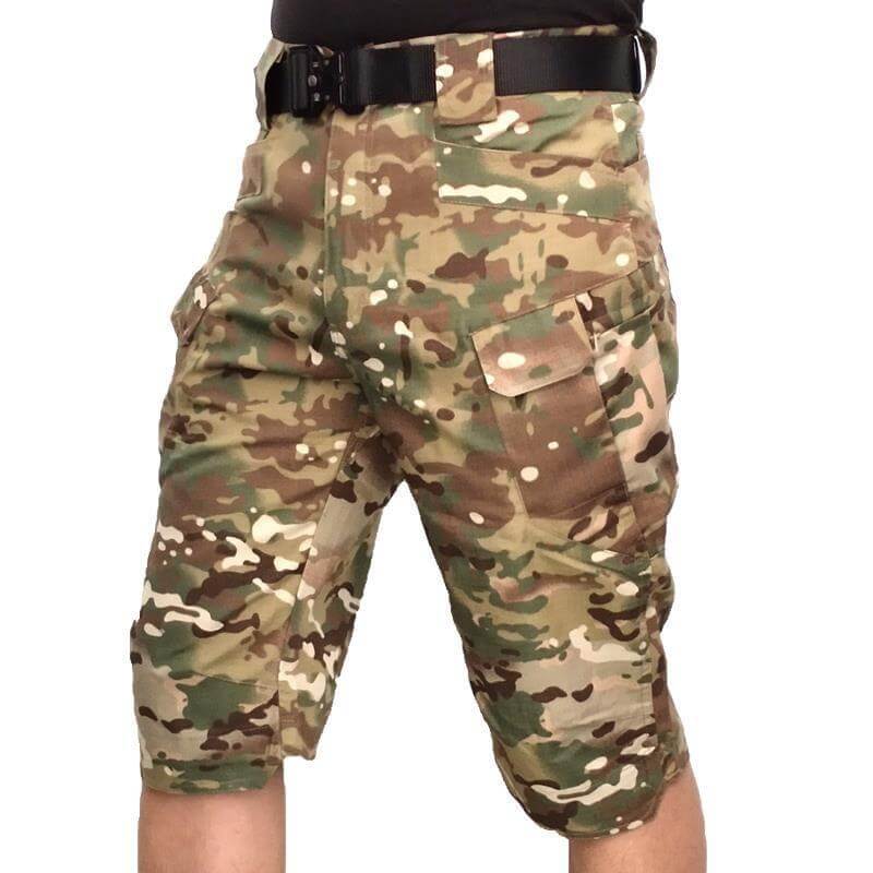 Herrens Funktionella Taktiska Shorts med Flera Fickor 7