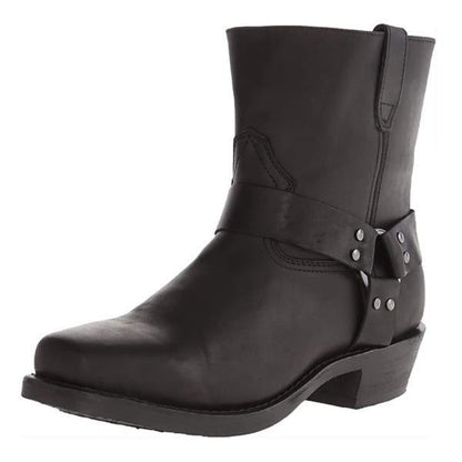 Herre cowboystøvler | Glidelås