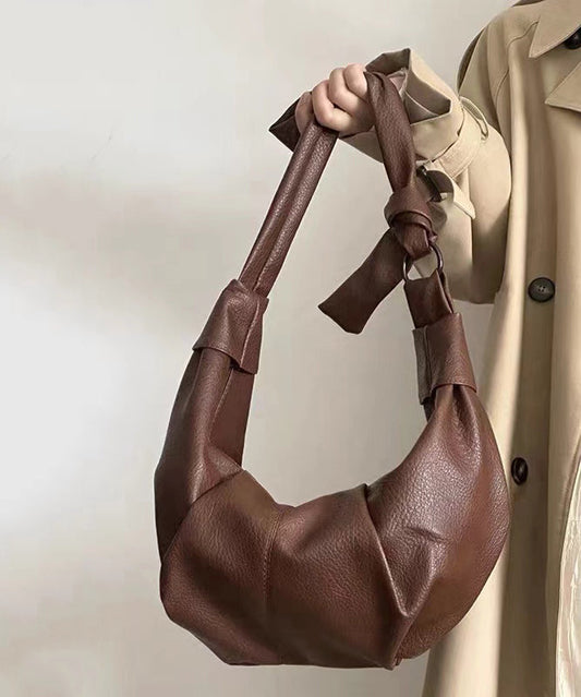Dam Elegant Faux Läder Crossbody Väska med Fickor