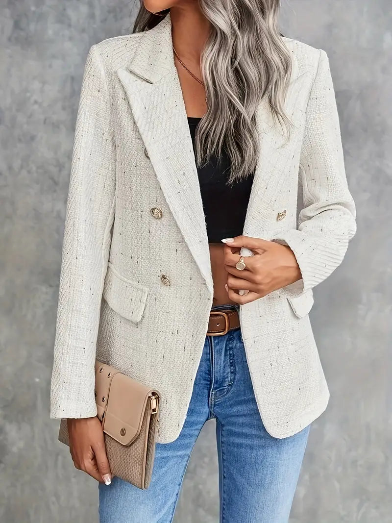 Kvinna Skräddarsydd Blazer med Tweeddesign 4