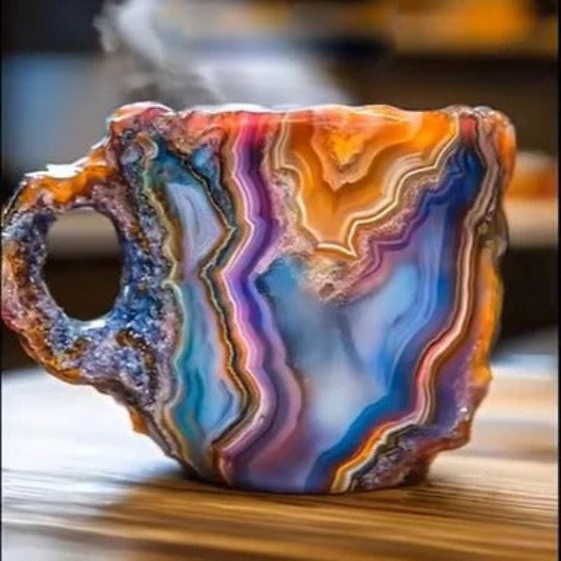 Kaffemugg med Imitation Crystal