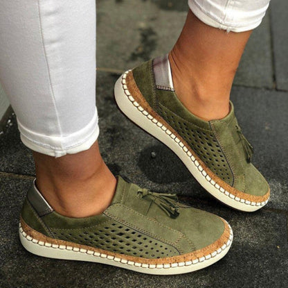Kvinnors Bekväma Andningsbara Slip-on Skor med Flexibel Sula 1