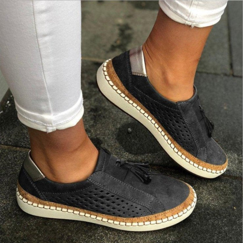 Kvinnors Bekväma Andningsbara Slip-on Skor med Flexibel Sula 2