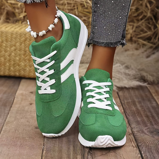 Dam Låga Sneakers | Snörning