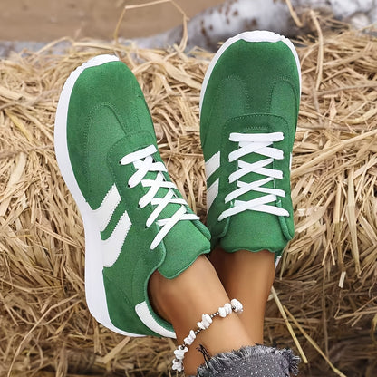Dam Låga Sneakers | Snörning