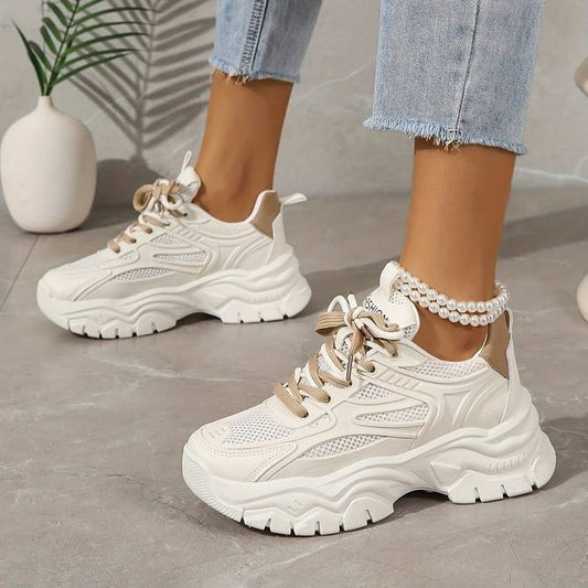 Dam Sneakers med Dubbel Spets