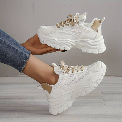 Dam Sneakers med Dubbel Spets
