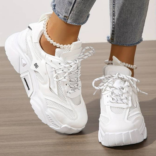 Dam Sneakers med Snörning