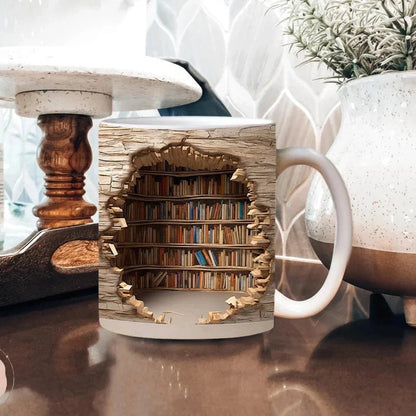 3D Bokhyllmugg