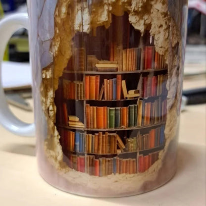 3D Bokhyllmugg