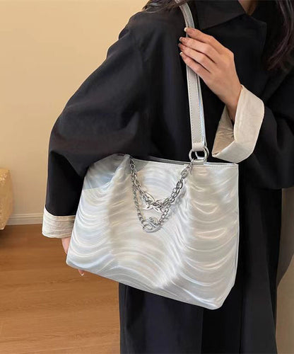 Dam Elegant PU Axelväska med Stor Kapacitet och Kedjedetalj