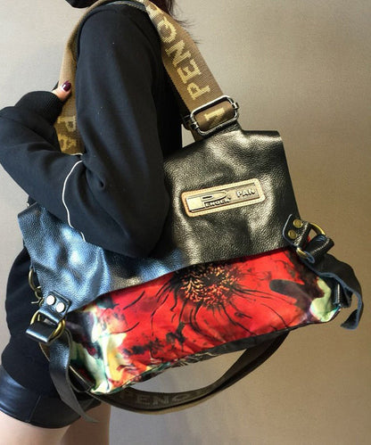 Unisex Praktisk Bomull Messenger Väska med Hög Kapacitet