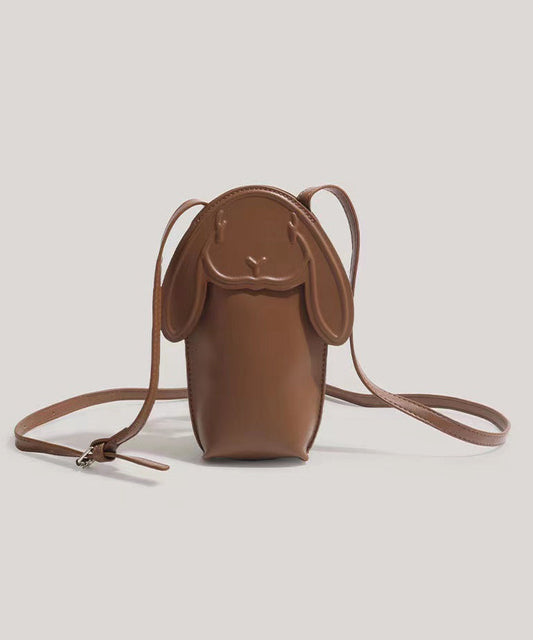 Unisex Trendig Faux Läder Messenger Väska med Tecknat Mönster