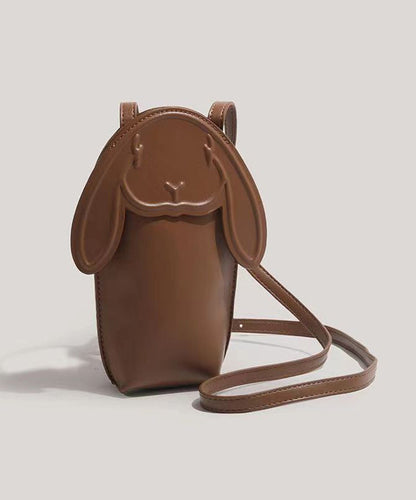Unisex Trendig Faux Läder Messenger Väska med Tecknat Mönster