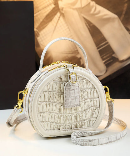 Dam Snygg Faux Läder Crossbody Väska med Alligatormönster