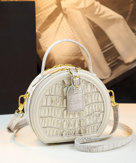 Dam Snygg Faux Läder Crossbody Väska med Alligatormönster