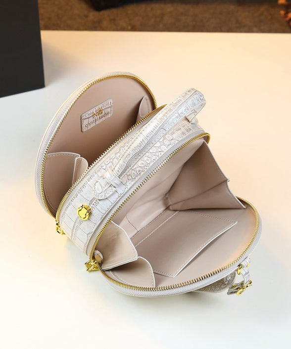 Dam Snygg Faux Läder Crossbody Väska med Alligatormönster