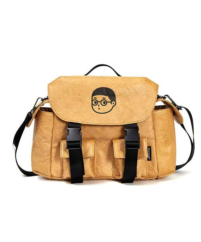 Unisex Mångsidig Polyester Messenger Väska med Flera Fickor