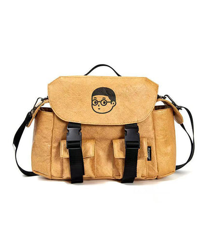 Unisex Mångsidig Polyester Messenger Väska med Flera Fickor