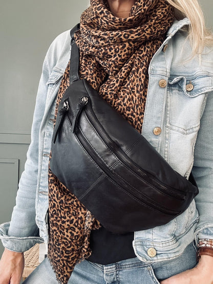 Unisex Bumbag med Justerbart Bälte och Flera Fack 2