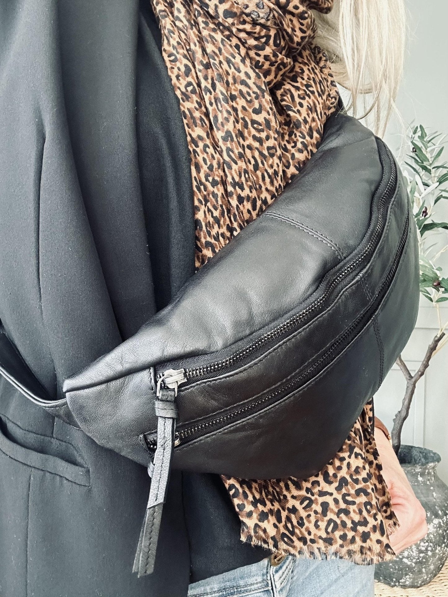 Unisex Bumbag med Justerbart Bälte och Flera Fack 3