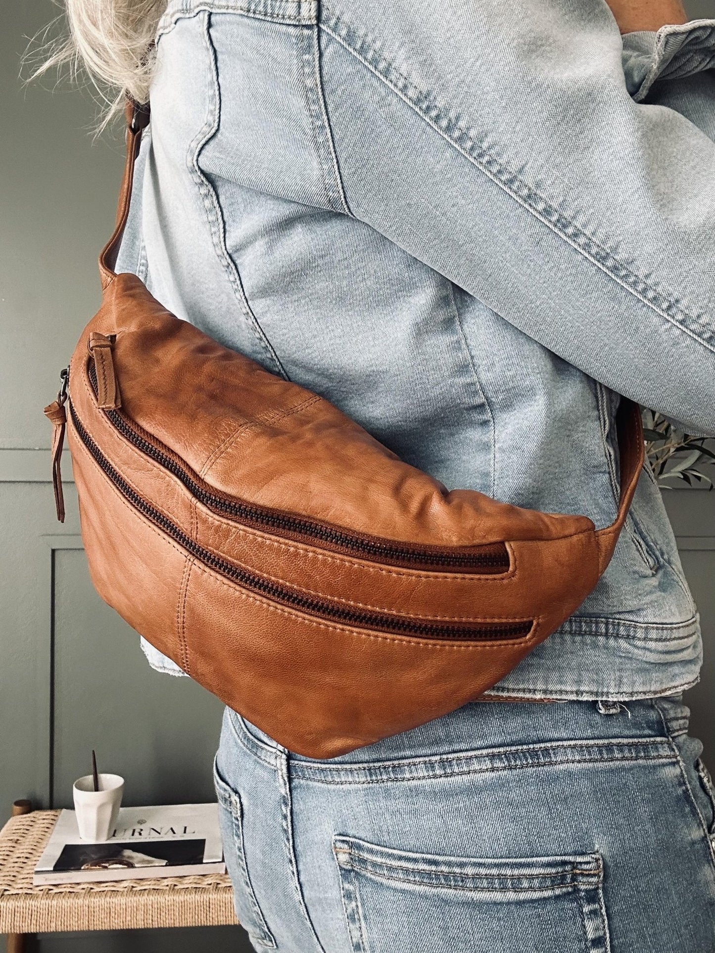 Unisex Bumbag med Justerbart Bälte och Flera Fickor 4