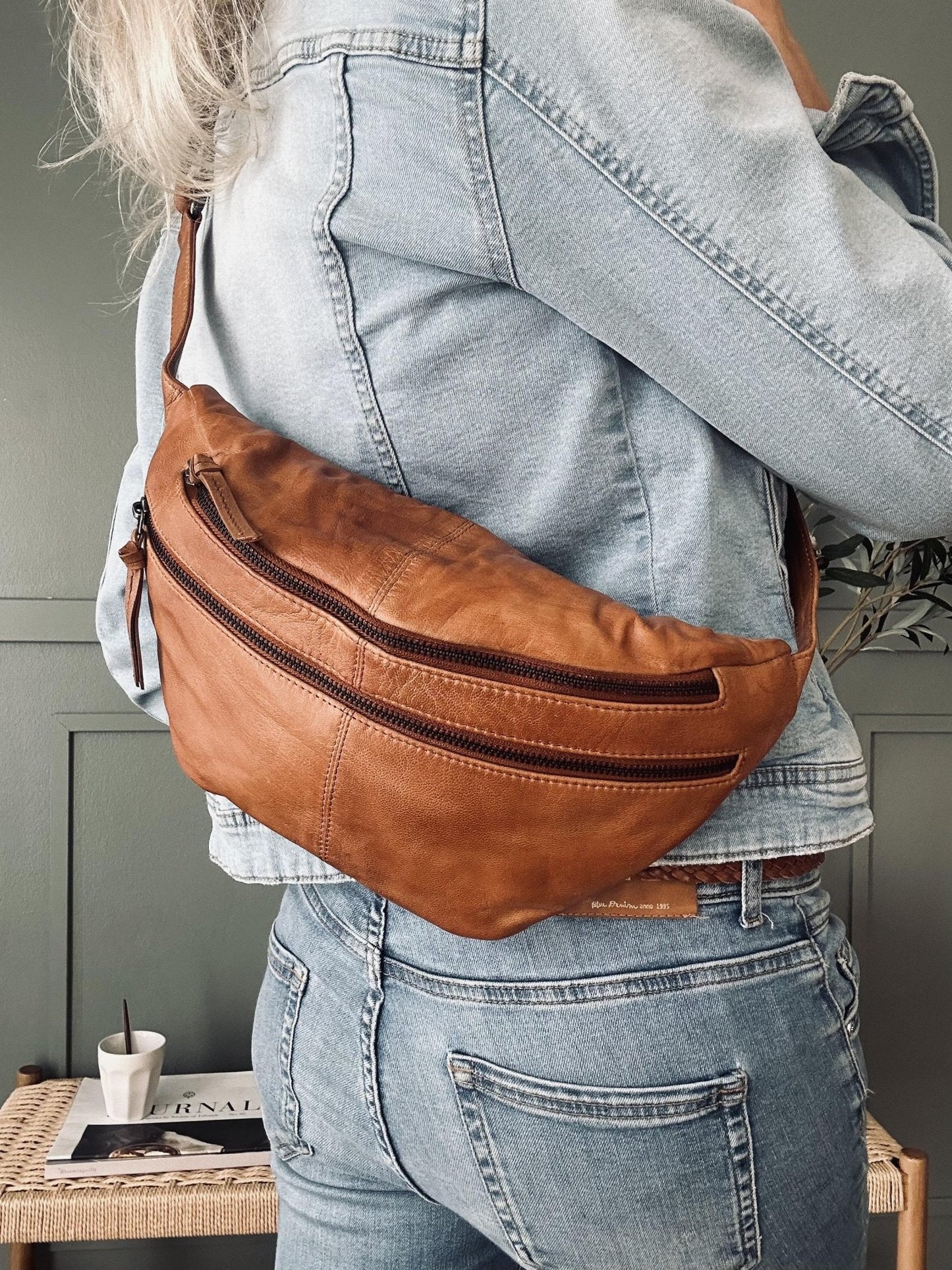 Unisex Bumbag med Justerbart Bälte och Flera Fickor 5