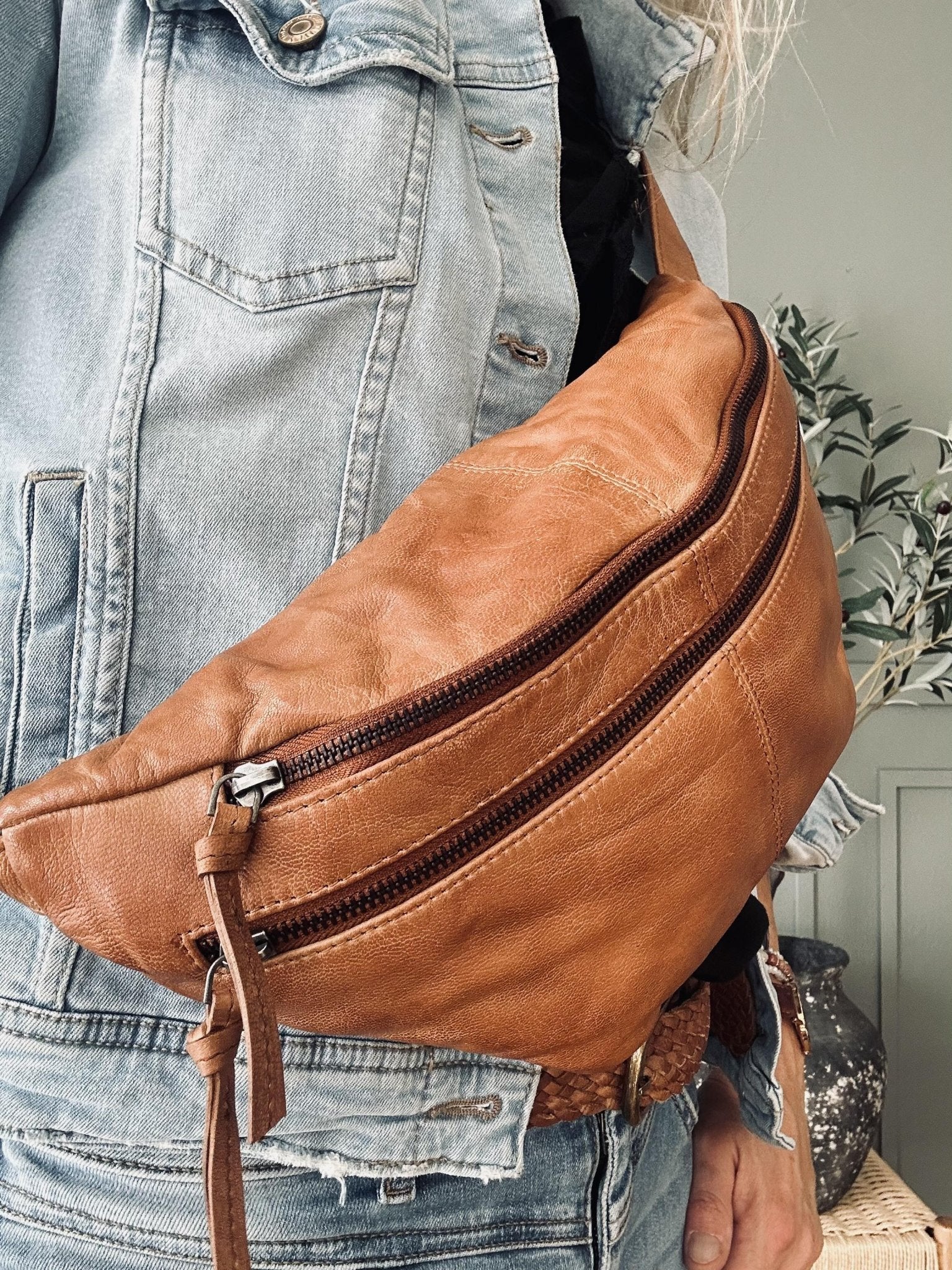 Unisex Bumbag med Justerbart Bälte och Flera Fickor 6