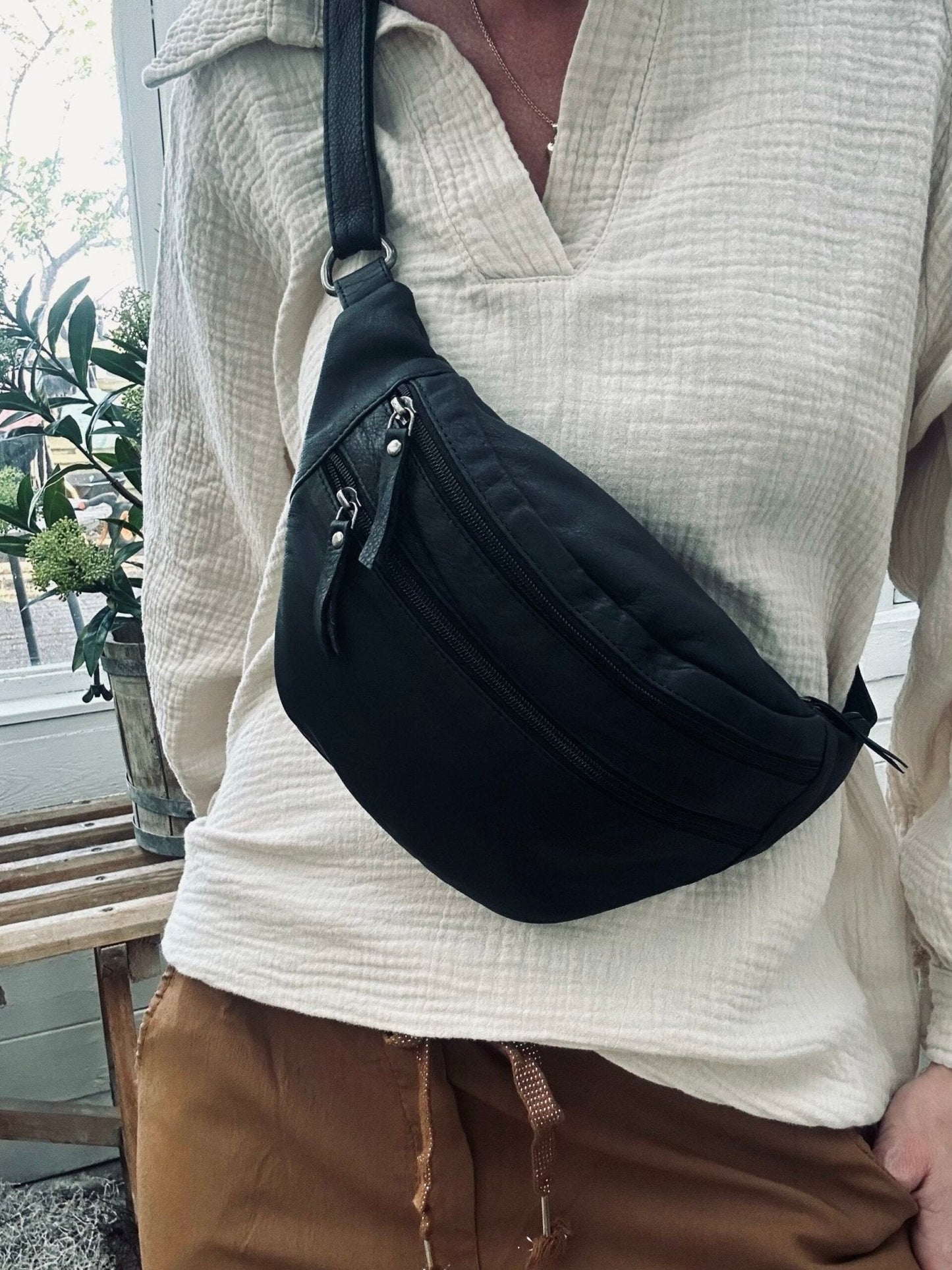 Unisex Justerbar Crossbody Väska för Dagligt Bruk 5