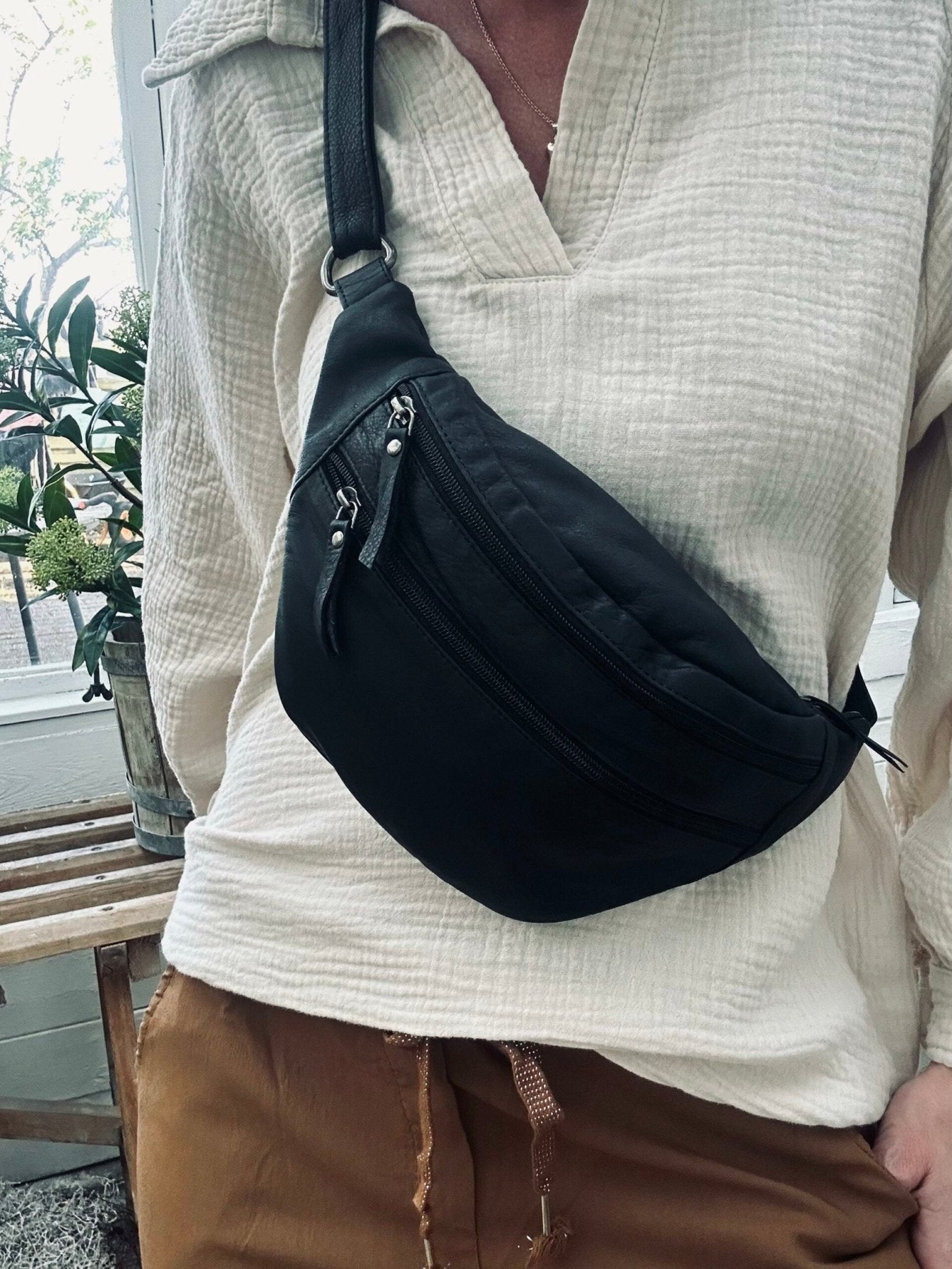 Unisex Justerbar Crossbody Väska för Dagligt Bruk 5