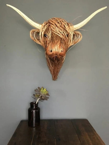 Koskulptur för Vägg